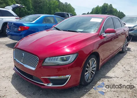 2017 Lincoln Mkz Select из США, поврежденный, VIN 3LN6L5C92HR624169